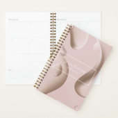 Moderne Professionele Nail Artiest Roze Zakelijk Planner (Display)