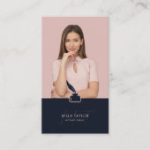 Moderne professionele notaris openbaar invoegen fo visitekaartje (Voorkant)