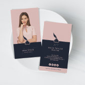 Moderne professionele notaris openbaar invoegen fo visitekaartje