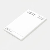 Moderne professionele onderneming post-it® notes (Schuin)