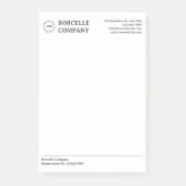 Moderne professionele onderneming  post-it® notes (Voorkant)
