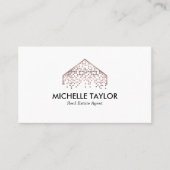 Moderne professionele onroerend goed foto QR code Visitekaartje (Voorkant)