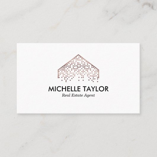 Moderne professionele onroerend goed foto QR code Visitekaartje (Voorkant)