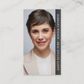 Moderne professionele onroerend goed foto QR code Visitekaartje (Voorkant)