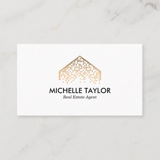 Moderne professionele onroerend goed foto QR code Visitekaartje (Voorkant)