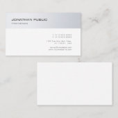 Moderne professionele ontwerpminimalistische grafi visitekaartje (Voorkant / Achterkant)