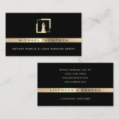 Moderne professionele pen logo  visitekaartje (Voorkant / Achterkant)