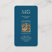 Moderne professionele persoonlijke branding Regal Visitekaartje (Achterkant)