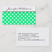 Moderne professionele poladots Visitekaartjes (Voorkant / Achterkant)