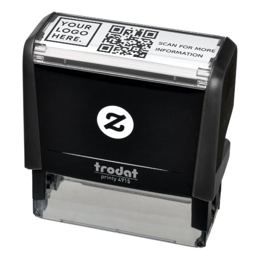 Moderne professionele QR-code aangepaste bedrijfsl Zelfinktende Stempel (Product)