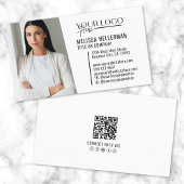 Moderne professionele QR-code Foto Logo Visitekaartje