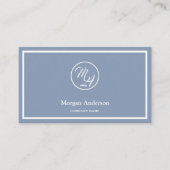 Moderne professionele QR-code Logo Visitekaartje (Voorkant)