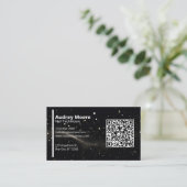 Moderne professionele QR-code Visitekaartje (Staand voorkant)