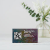Moderne professionele QR code website sociale medi Visitekaartje (Staand voorkant)