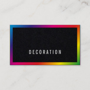 Moderne professionele regenboog visitekaartjes