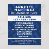 Moderne professionele reiniging flyer (Achterkant)