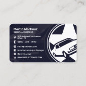 Moderne professionele reuzenautobedrijven in de lo visitekaartje (Achterkant)