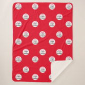Moderne, , professionele Rood Sherpa Deken (Voorkant)