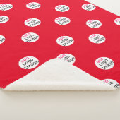 Moderne, , professionele Rood Sherpa Deken (3/4)