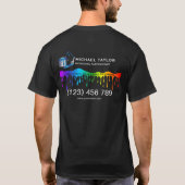 Moderne Professionele Schilderijservice Decoratie T-shirt (Achterkant)