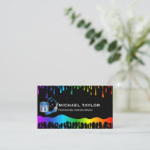 Moderne Professionele Schilderijservice Decoratie Visitekaartje (Staand voorkant)