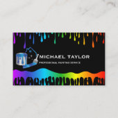 Moderne Professionele Schilderijservice Decoratie Visitekaartje (Voorkant)