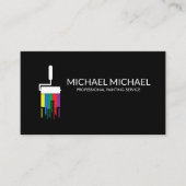 Moderne Professionele Schilderijservice Decoratie Visitekaartje (Voorkant)