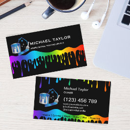 Moderne Professionele Schilderijservice Decoratie Visitekaartje