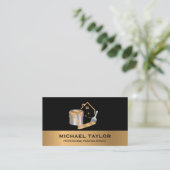 Moderne Professionele Schilderijservice Decoratie Visitekaartje (Staand voorkant)