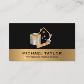 Moderne Professionele Schilderijservice Decoratie Visitekaartje (Voorkant)