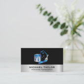 Moderne Professionele Schilderijservice Decoratie Visitekaartje (Staand voorkant)