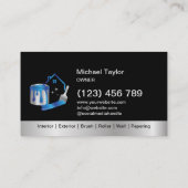 Moderne Professionele Schilderijservice Decoratie Visitekaartje (Achterkant)