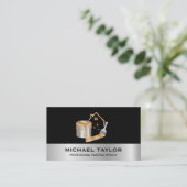 Moderne Professionele Schilderijservice Decoratie Visitekaartje (Staand voorkant)