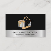 Moderne Professionele Schilderijservice Decoratie Visitekaartje (Voorkant)