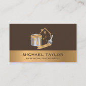 Moderne Professionele Schilderijservice Decoratie Visitekaartje (Voorkant)