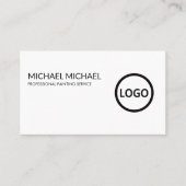 Moderne Professionele Schilderijservice Decoratie Visitekaartje (Voorkant)