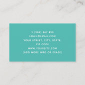 Moderne professionele schilderservice Minimal Brus Visitekaartje (Achterkant)