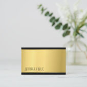 Moderne professionele Sjabloon Elegant Luxe Visitekaartje (Staand voorkant)