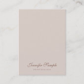 Moderne professionele Sjabloon Elegant Script Eenv Visitekaartje (Voorkant)