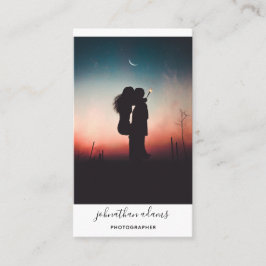 Moderne professionele sociale media fotografie visitekaartje