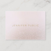 Moderne professionele Sophisticated Sjabloon Elega Visitekaartje (Voorkant)