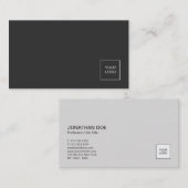 Moderne professionele speelplaats met Logo elegant Visitekaartje (Voorkant / Achterkant)