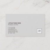 Moderne professionele speelplaats met Logo elegant Visitekaartje (Achterkant)