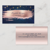 Moderne professionele sterren, penseelstreek, mari visitekaartje (Voorkant / Achterkant)