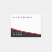 Moderne professionele stijl post-it® notes (Voorkant)