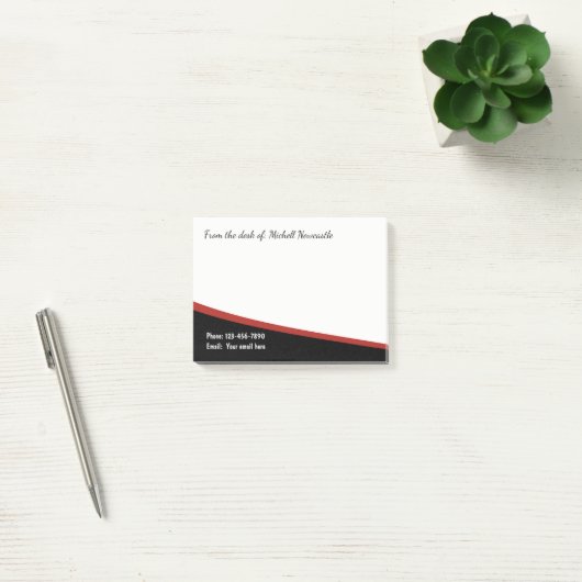 Moderne professionele stijl post-it® notes (Kantoor)