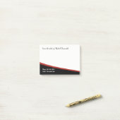 Moderne professionele stijl post-it® notes (Op bureau)