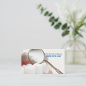 Moderne Professionele Tandarts Kliniek Tand Visitekaartje (Staand voorkant)