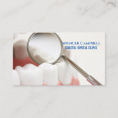 Moderne Professionele Tandarts Kliniek Tand Visitekaartje (Voorkant)