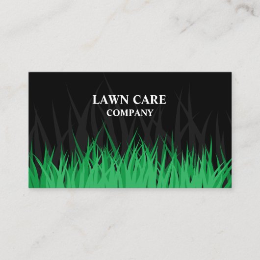 Moderne professionele thuiszorgtuin visitekaartje (Voorkant)